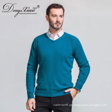 Suéter grueso de la cachemira del jersey apretado del nuevo del hombre al por mayor del diseño al por mayor con buen precio
